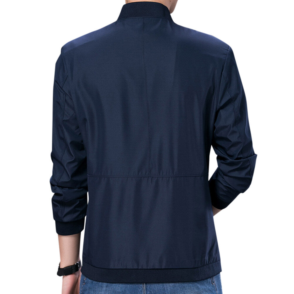 Youthup Mens Lightweight Casual Jacket for Middle Aged Dads