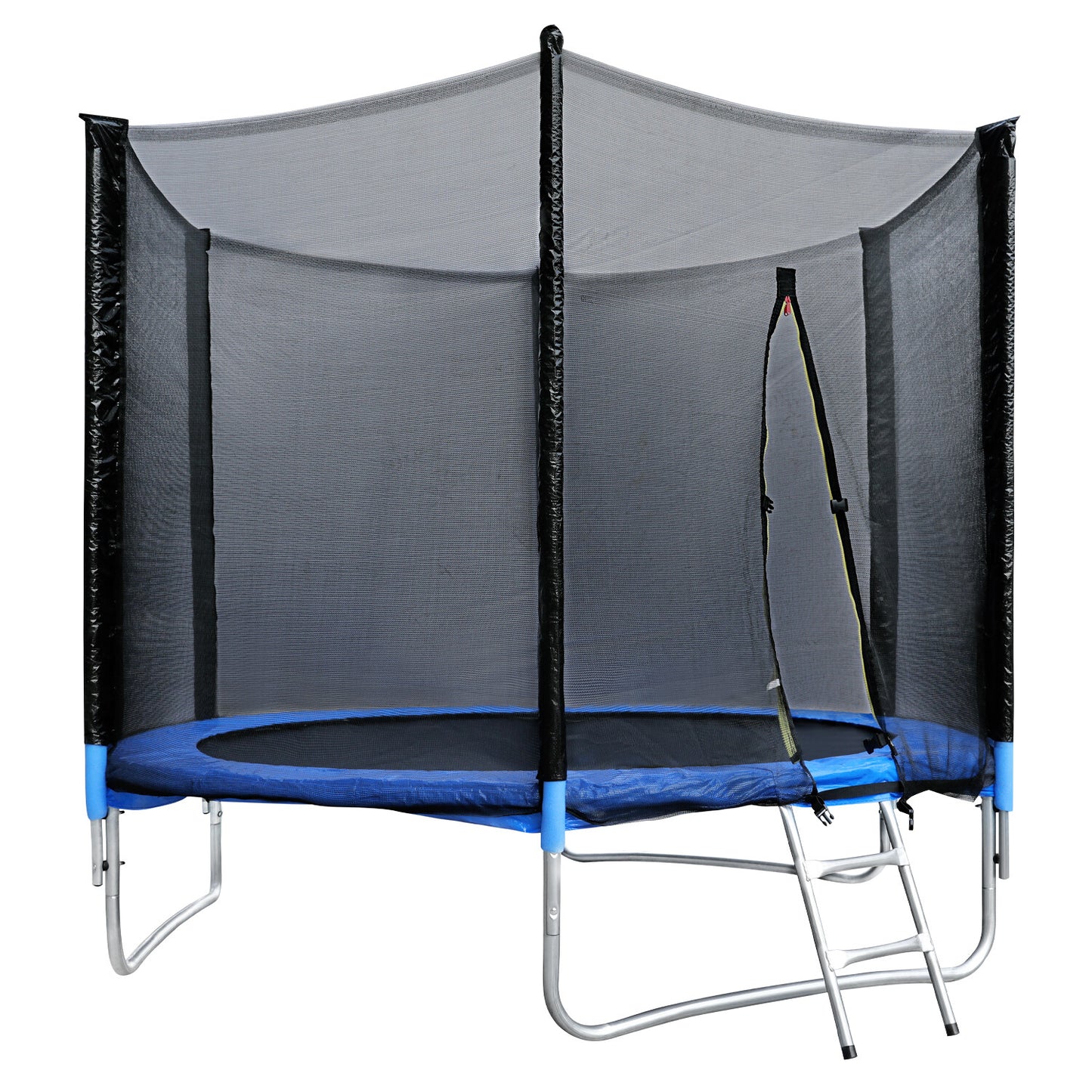 HomeMiYN Trampolim para Crianças com Rede de Segurança - Jardim (255x305 cm)
