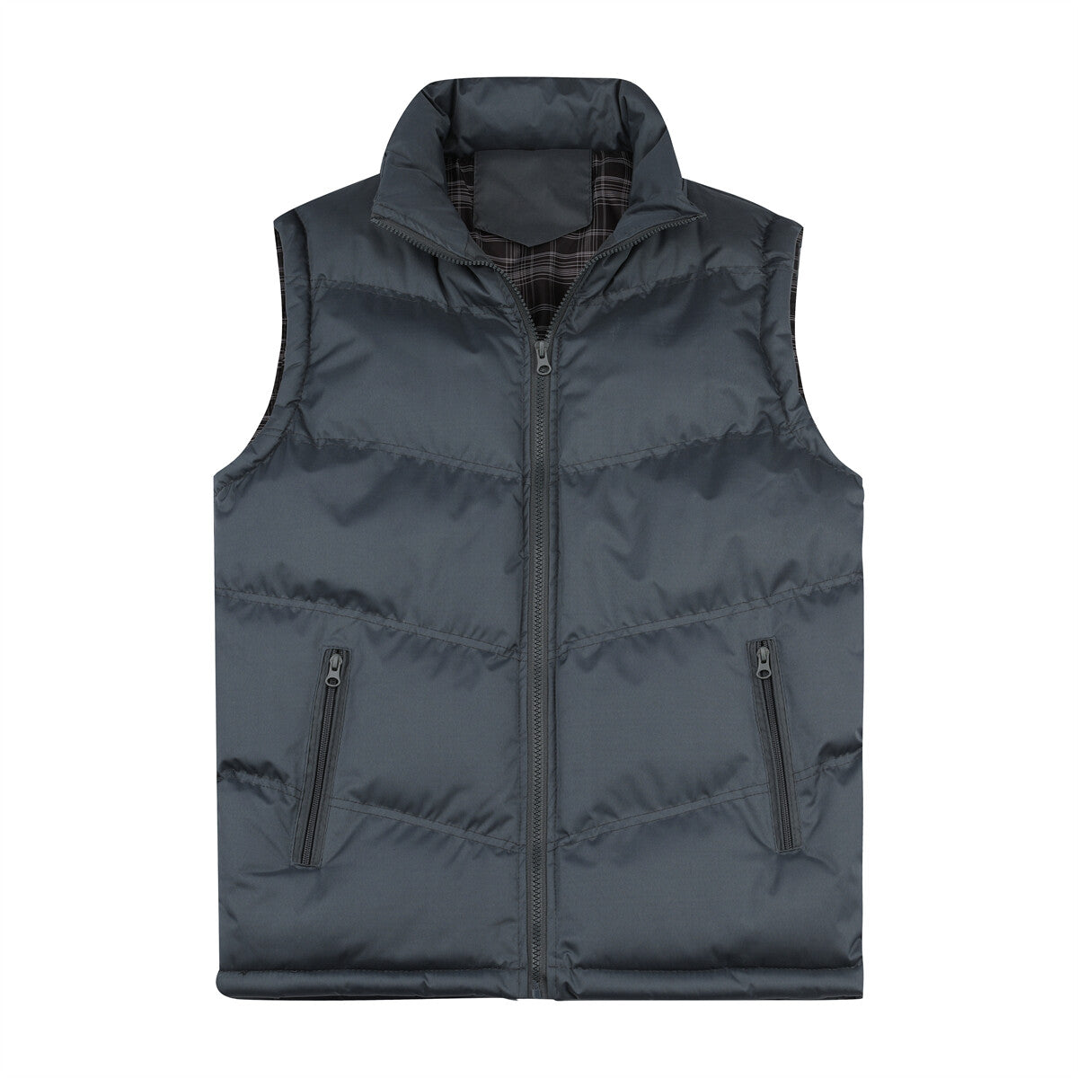 YOUTHUP Men?ˉs Quilted Body Warmer Gilet Outdoor Vest with Stand-Up Collar