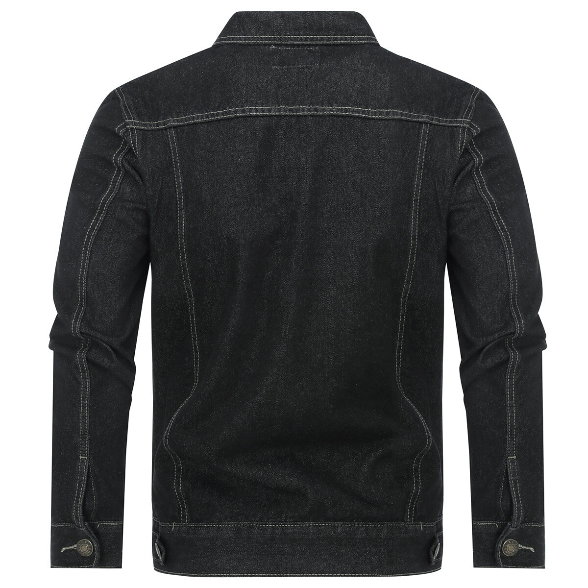 Youthup Mens Casual Lapel Denim  Jacket