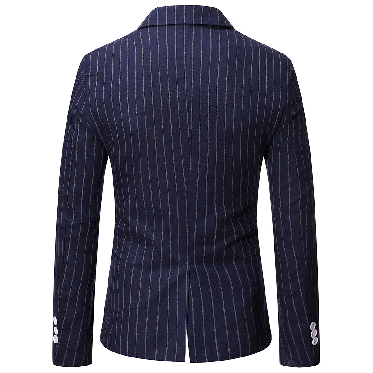 Youthup Mens Stripe Slim Fit Wedding Business Blazer