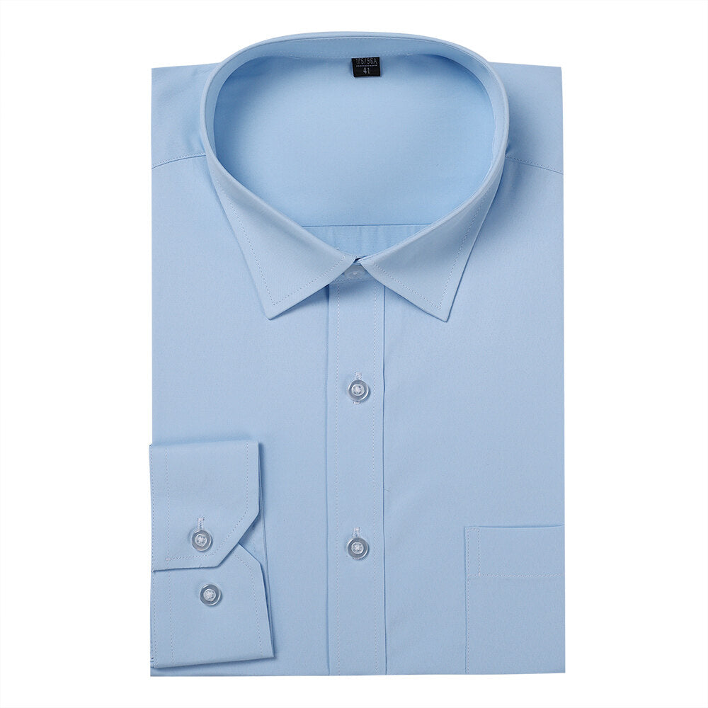 Youthup Mens Slim Business Formal Suit Shirt