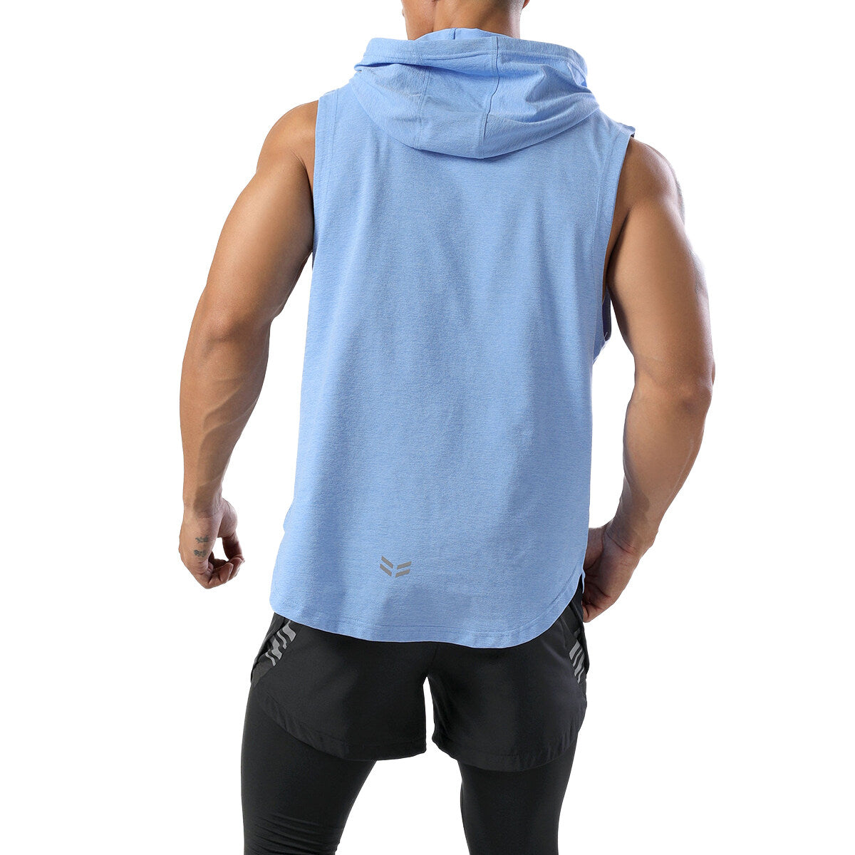Youthup Mens Hooded Sleeveless Quick Dry Sports Vest