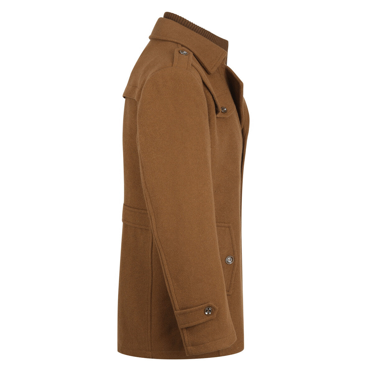 Youthup Mens Military Wool Coats Thin Fit Winter Trench Peacoat