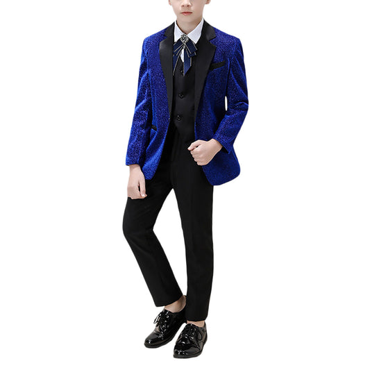 Youthup Boys Slim Fit 3Pcs Set Wedding Party Evening Suit