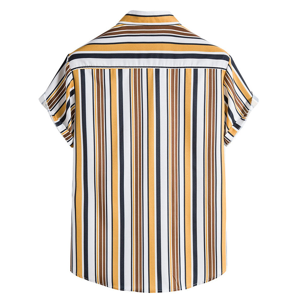 Youthup Mens Fashion Regular Fit Short Sleeve Shirt