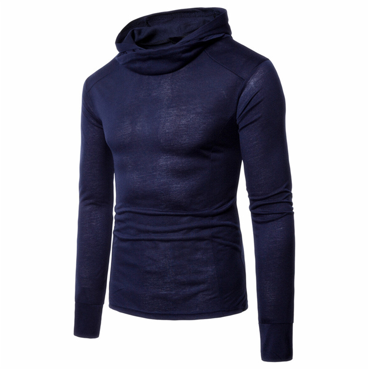 Youthup Mens Lightweight Hooded T-Shirt with Mask