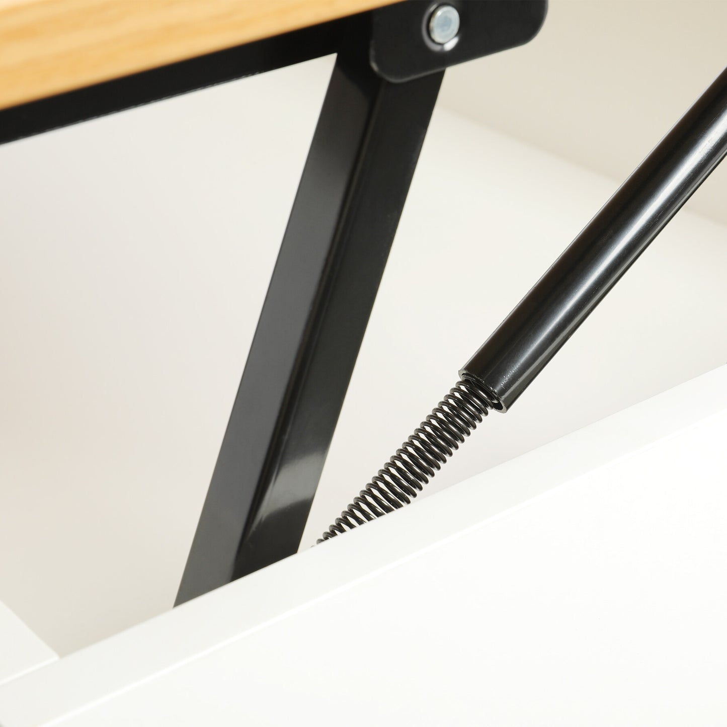 Mesa Centro Ajustáve Altura | Mesa Sofá Madeira com Design Moderno - Estável para Sala e Chá