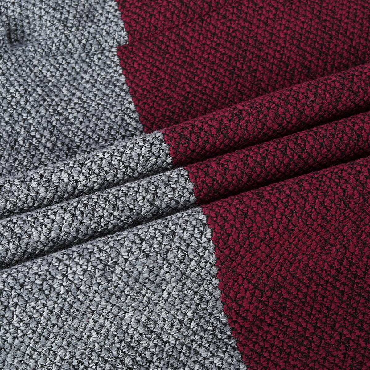 Youthup Mens Hooded Cardigan Fleece-lined Knitted Pullover Sweater