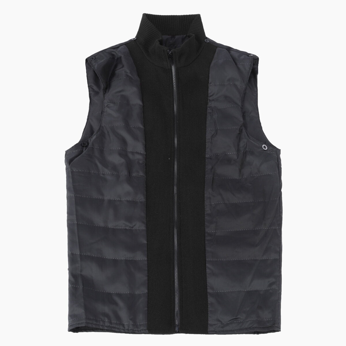 Youthup Mens Single Breasted Slim Fit Wool Coat And Thickened Vest