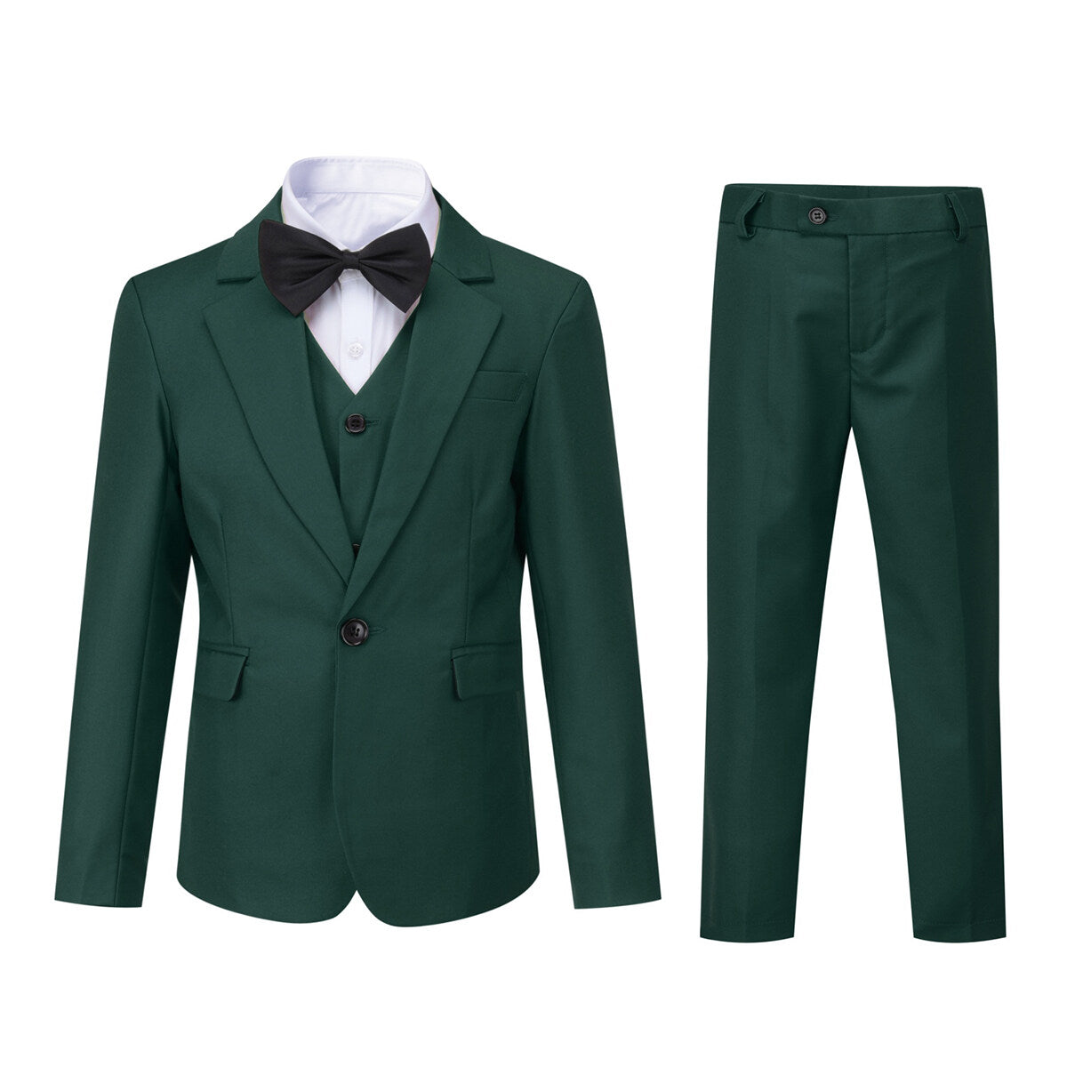 Youthup Boys 3Pce Formal Suit Slim Fit Blazer and Vest and Pants