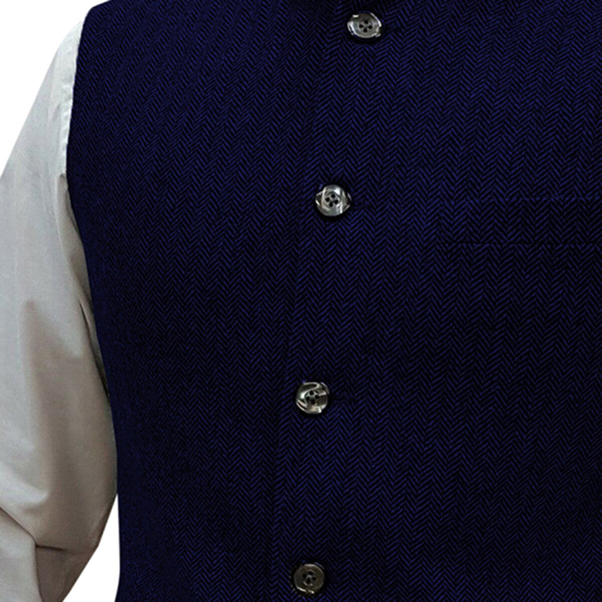 Youthup Mens Stand Collar Twill Knit Casual Vest