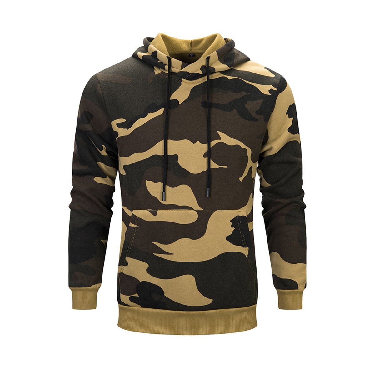 YOUTHUP Mens Camouflage Hoodie Loose Cotton Soft Hooded Top