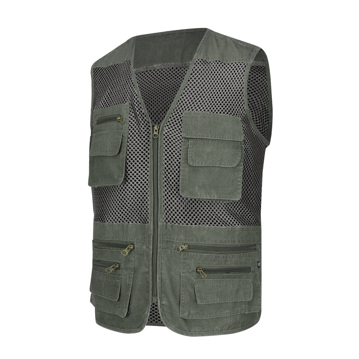 YOUTHUP Mens Outdoor Multi Pocket Breathable Hiking Hunting Fishing Vest