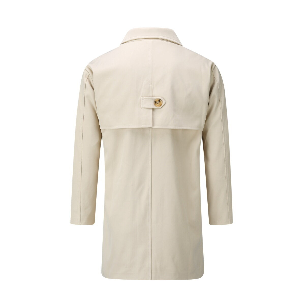 Youthup Mens Long Elegant Windbreaker Jacket Trench Coat