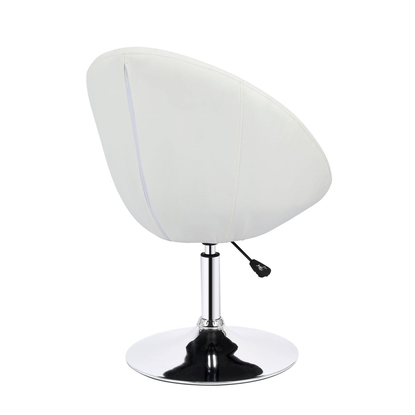 Tabourets de Bar Blanc Lot de 2 Elégant Esthétique 360°Rotatif pour Comptoir du Bar, Salon Manucure Coiffeuse et Cuisine 62x62x84-98cm