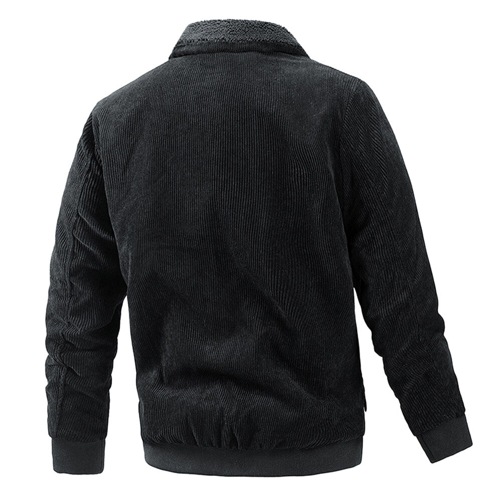 Youthup Mens Fleece Reversible Usefulness Baseball Jacket