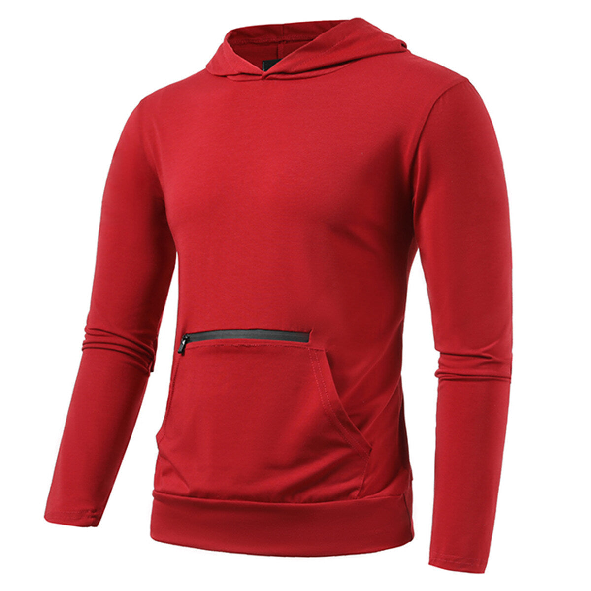 Youthup Mens Hooded Pocket Sweatshirt T-Shirt