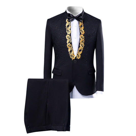 Youthup Mens Slim Evening Dress Choral Performance Suit£¨Blazer+Pant£©