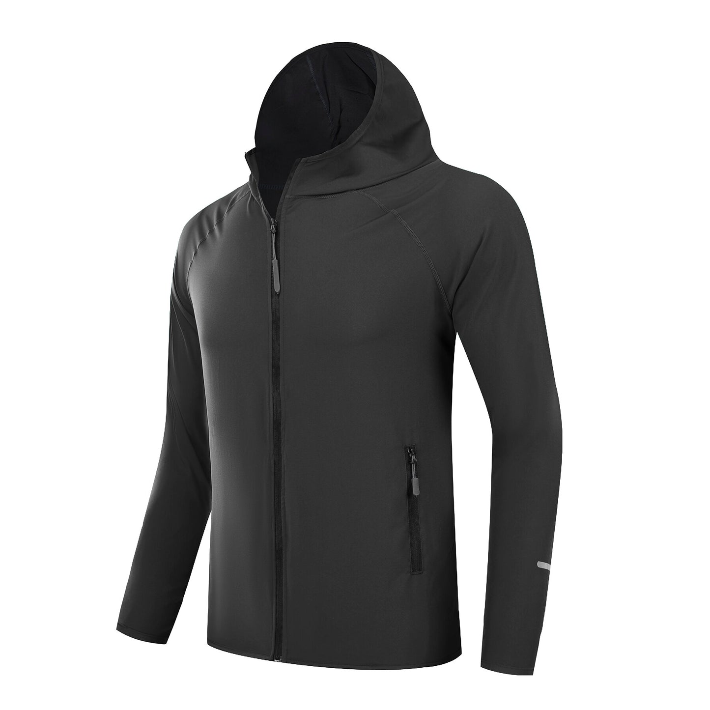 Youthup Mens Hooded Sports Lightweight Running Dust Coat