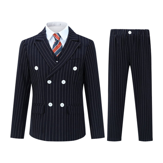 Youthup Boy Suits 4 Piece Slim Fit for Kids Toddler Formal Set Wedding Ring Bearer Outfit