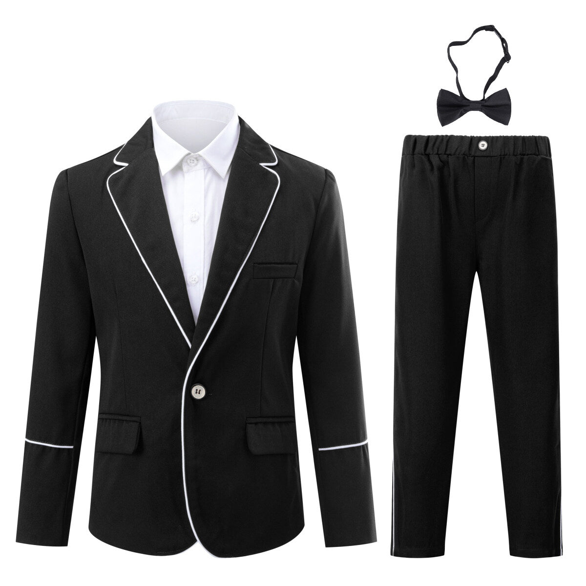 YOUTHUP Boys Formal Suit Three-Piece Dresswear Ring Bearer Outfit
