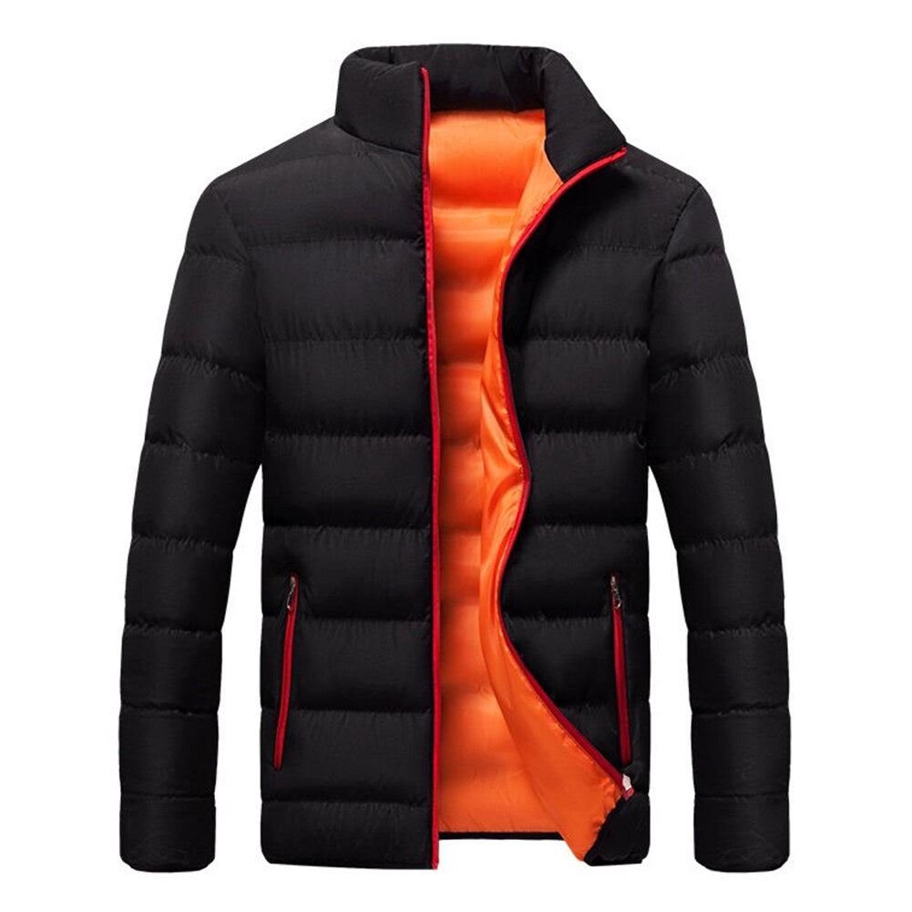 Youthup Mens Padded Jacket Warm Puffer Coat