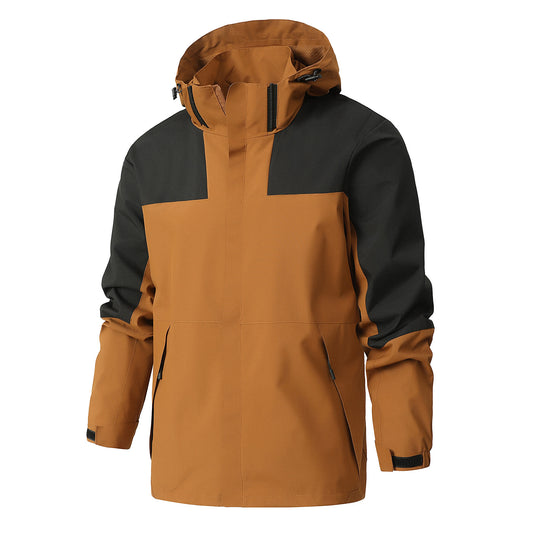 Youthup Mens Hooded Rainproof Waterproof Jacket