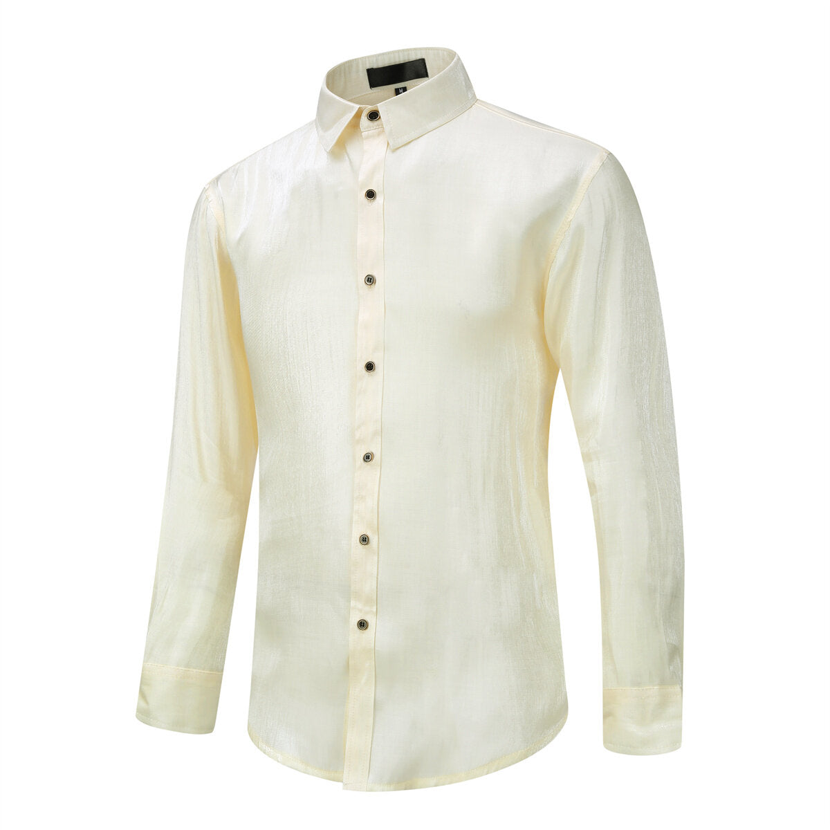 Youthup Mens Satin Shiny Lightweight Shirt