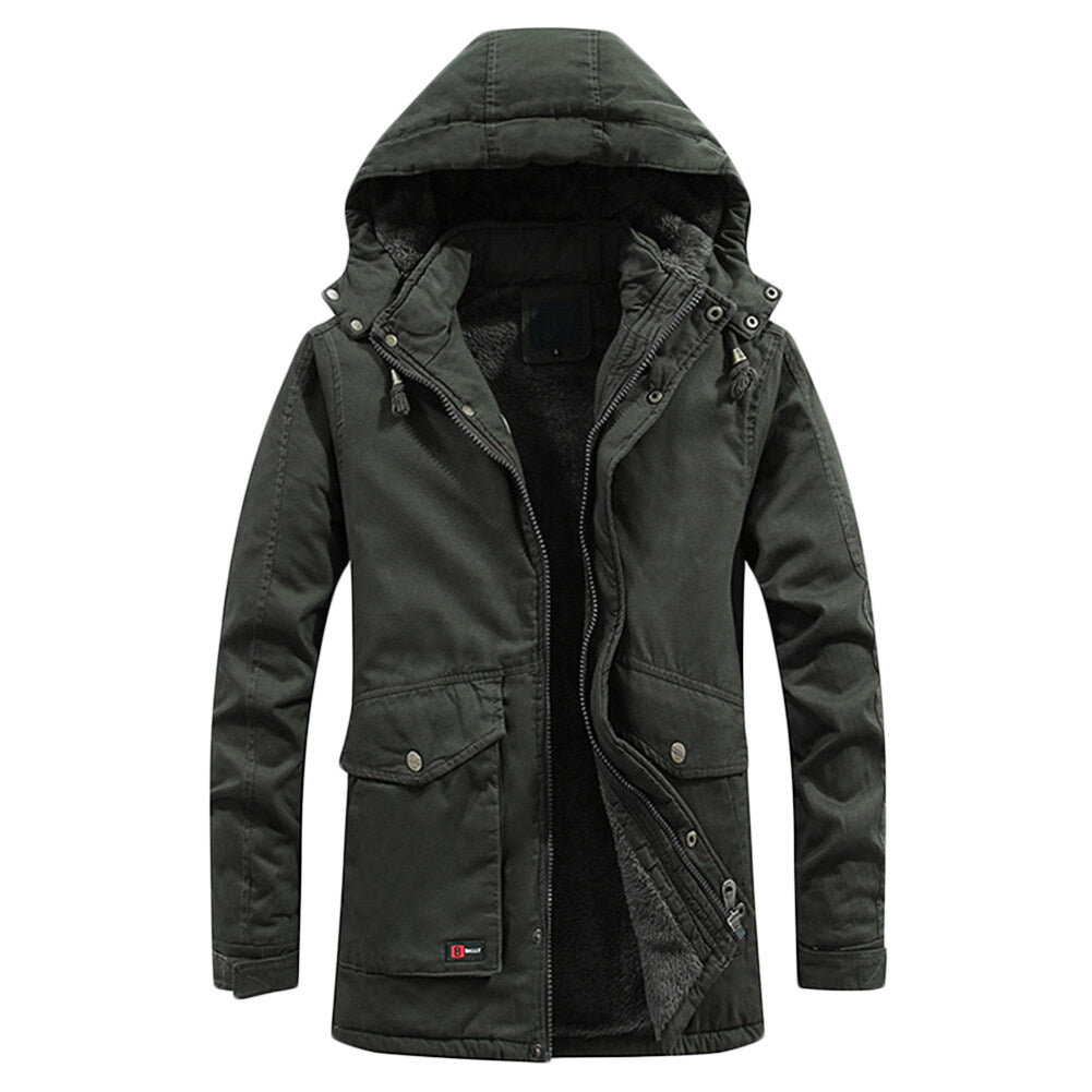 Youthup Mens Hooded Padded Jacket