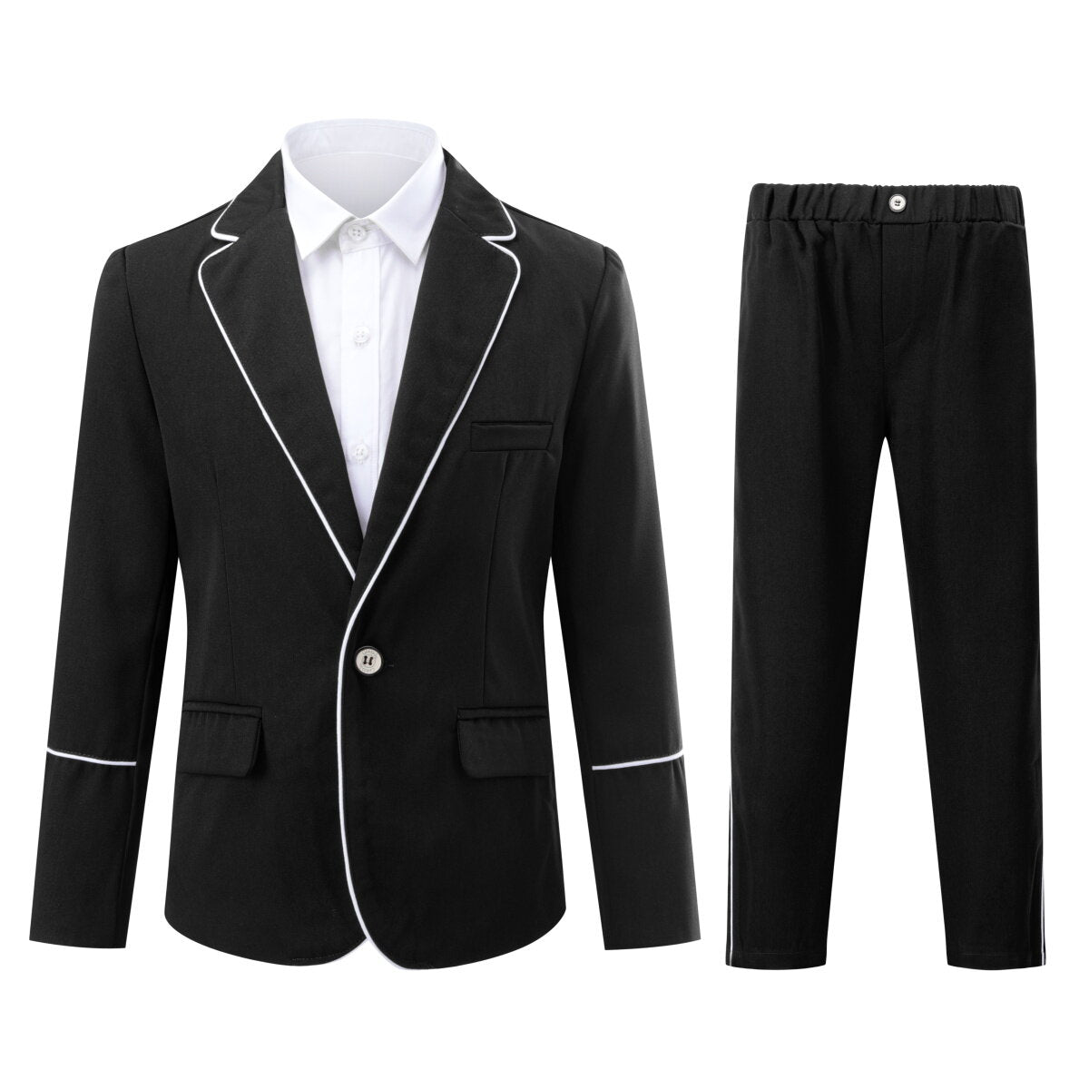 YOUTHUP Boys Formal Suit Three-Piece Dresswear Ring Bearer Outfit