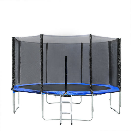 Trampolim Ø 366cm trampolim de jardim com rede de segurança combinação de escada trampolim resistente a UV à prova d'água ao ar livre para crianças
