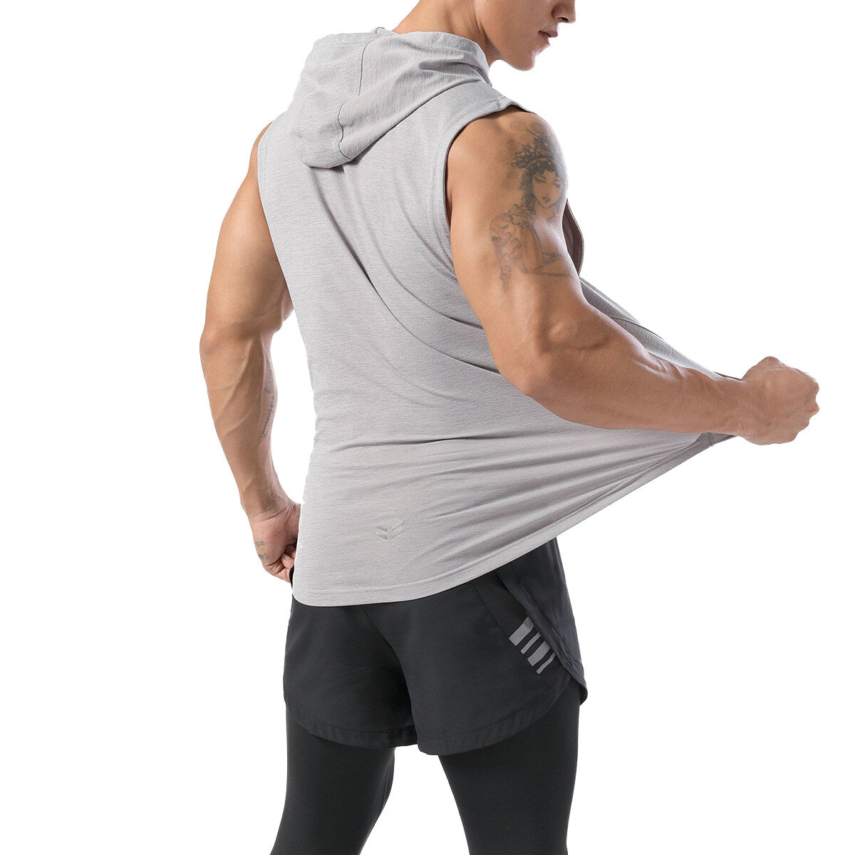 Youthup Mens Hooded Sleeveless Quick Dry Sports Vest
