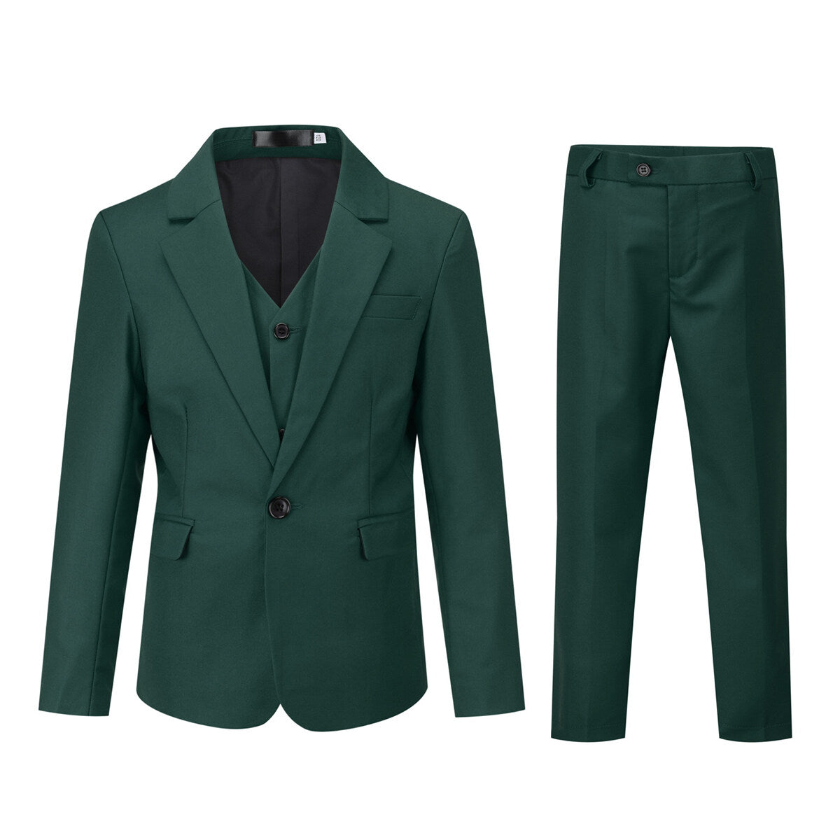 Youthup Boys 3Pce Formal Suit Slim Fit Blazer and Vest and Pants