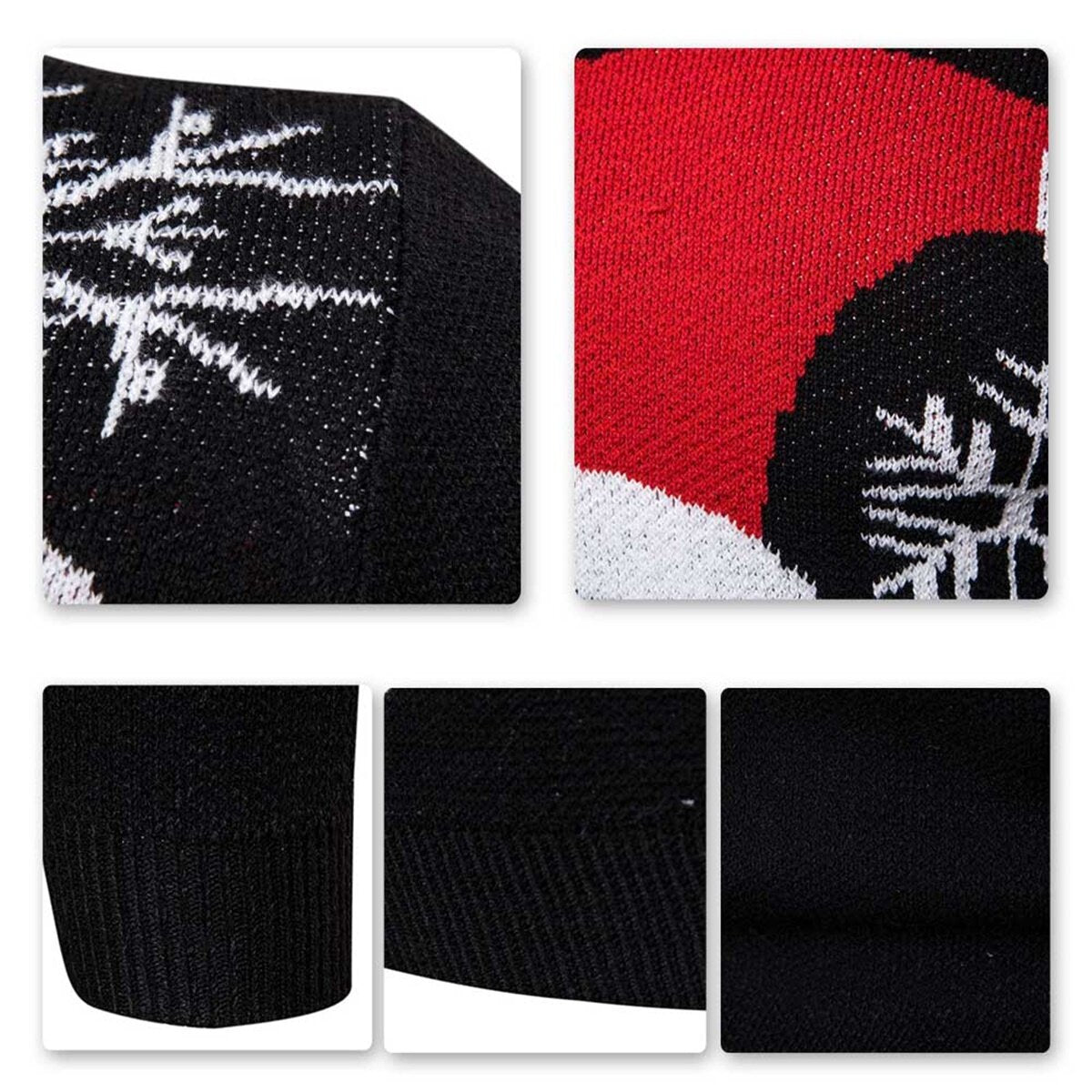 Youthup Mens Christmas Printed Crewneck Knitted Festival Sweater