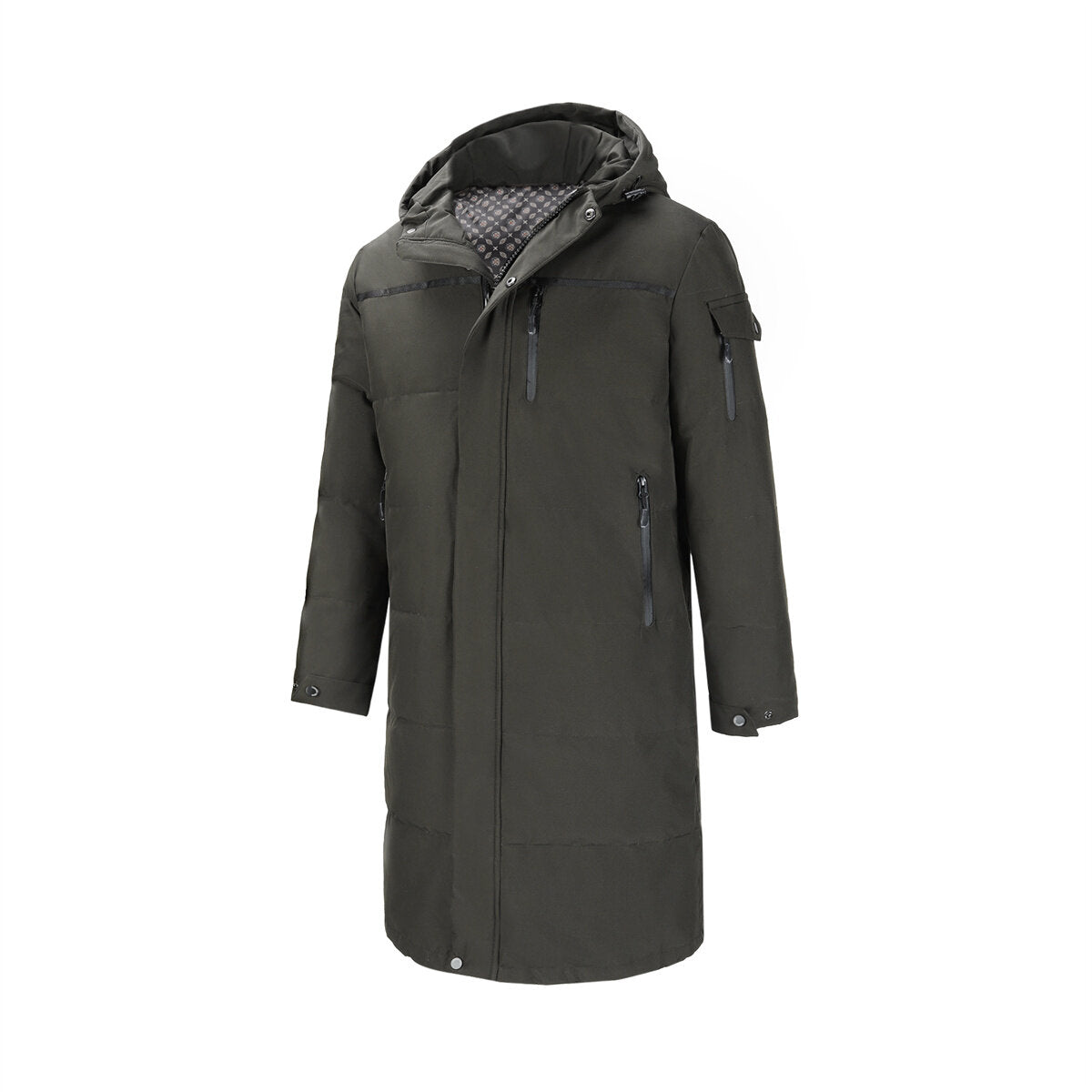 Youthup Mens Winter Puffer Jacket Thicken Warm Hooded Coat