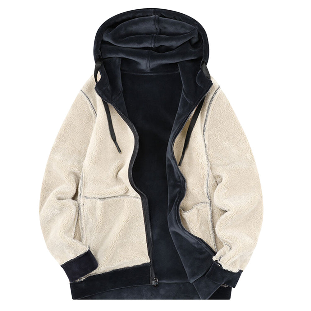 Youthup Boys Teen Students Plus Size Fleece Hooded Sweatshirt