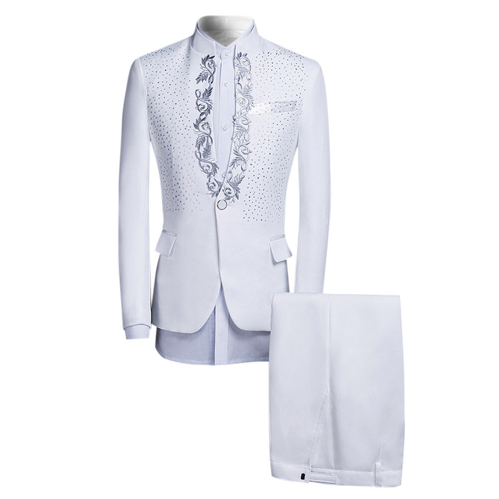 Youthup Mens Slim Evening Dress Choral Performance Suit£¨Blazer+Pant£©