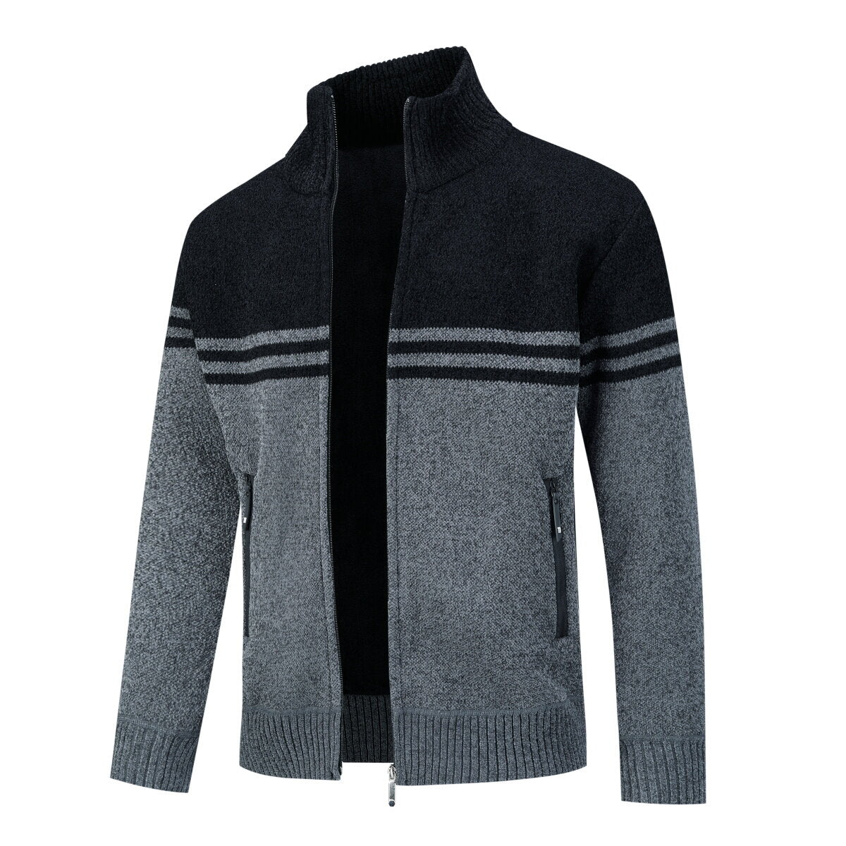 Youthup Mens Knitted Sweater Casual Cardigan