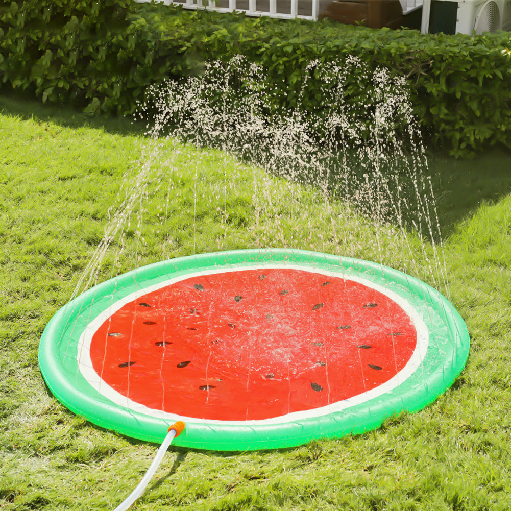Alfombra de juego de 170 cm - Alfombra rociadora de agua para jardín - Colchón de piscina para bebés