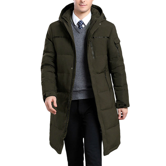 Youthup Mens Winter Puffer Jacket Thicken Warm Hooded Coat