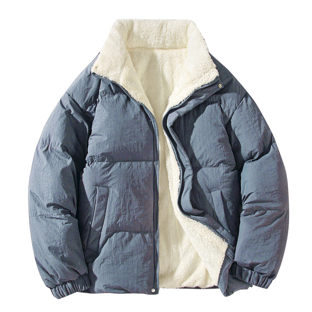 Youthup Mens Fleece Lined Warm Jacket