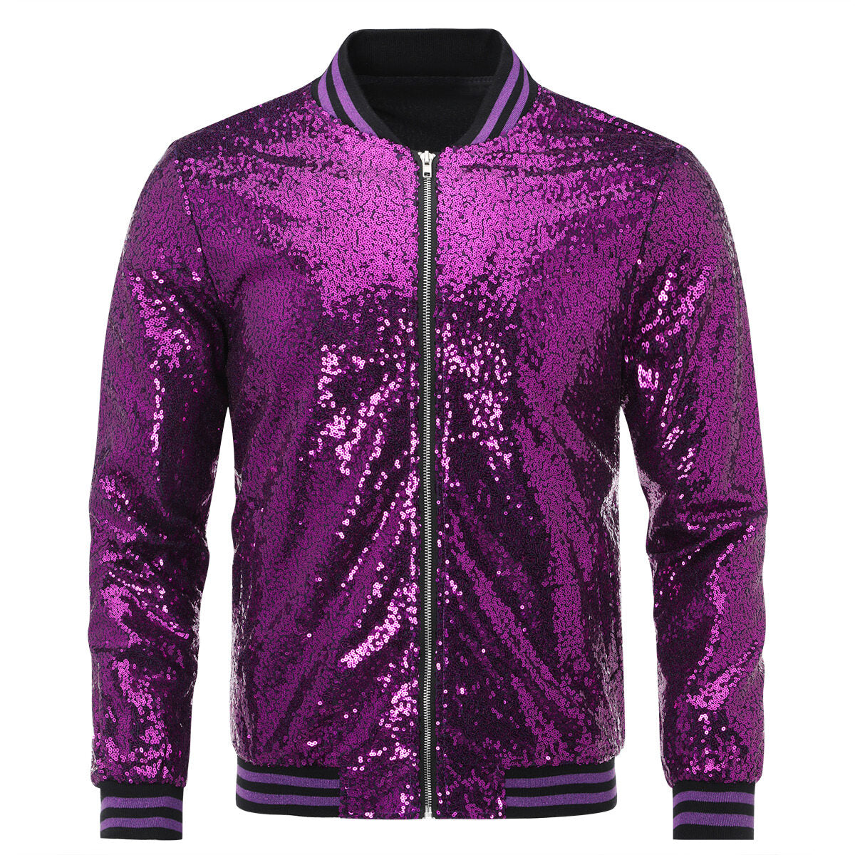 Youthup Mens Party Show Sparkle Sequins Jacket