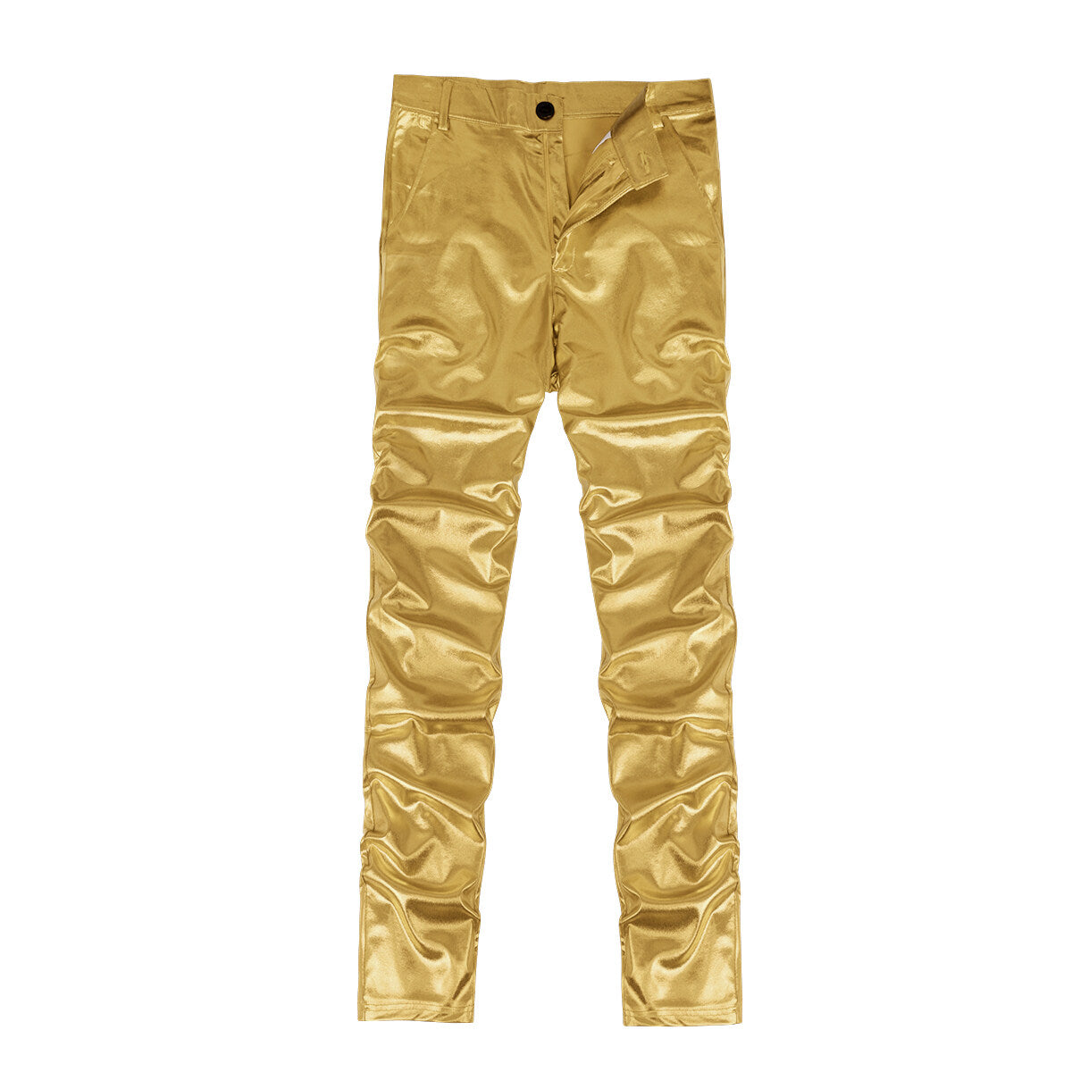 Youthup Mens Shiny Slim Fit Party Pants