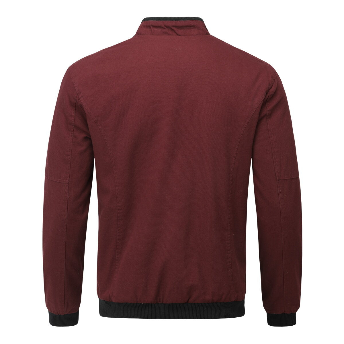 Youthup Mens Winter Stand Collar Plush Thickened Classic Zipper Jacket
