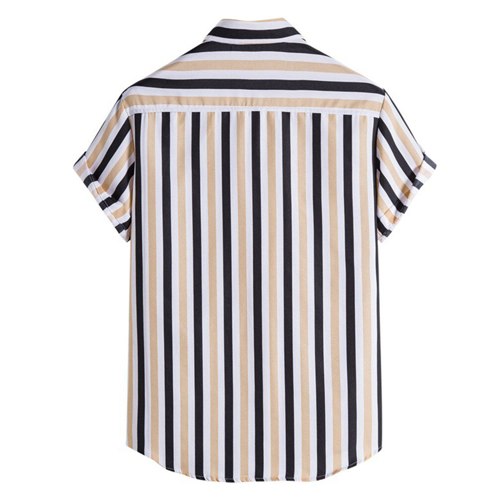 Youthup Mens Fashion Regular Fit Short Sleeve Shirt