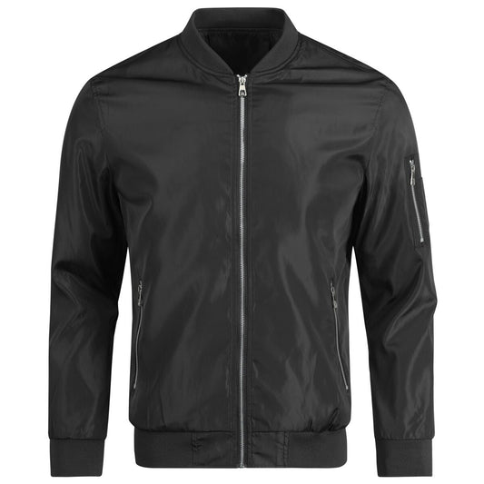 YOUTHUP Mens  Lightweight Casual Summer Sports Baseball Collar Bomber Jackets