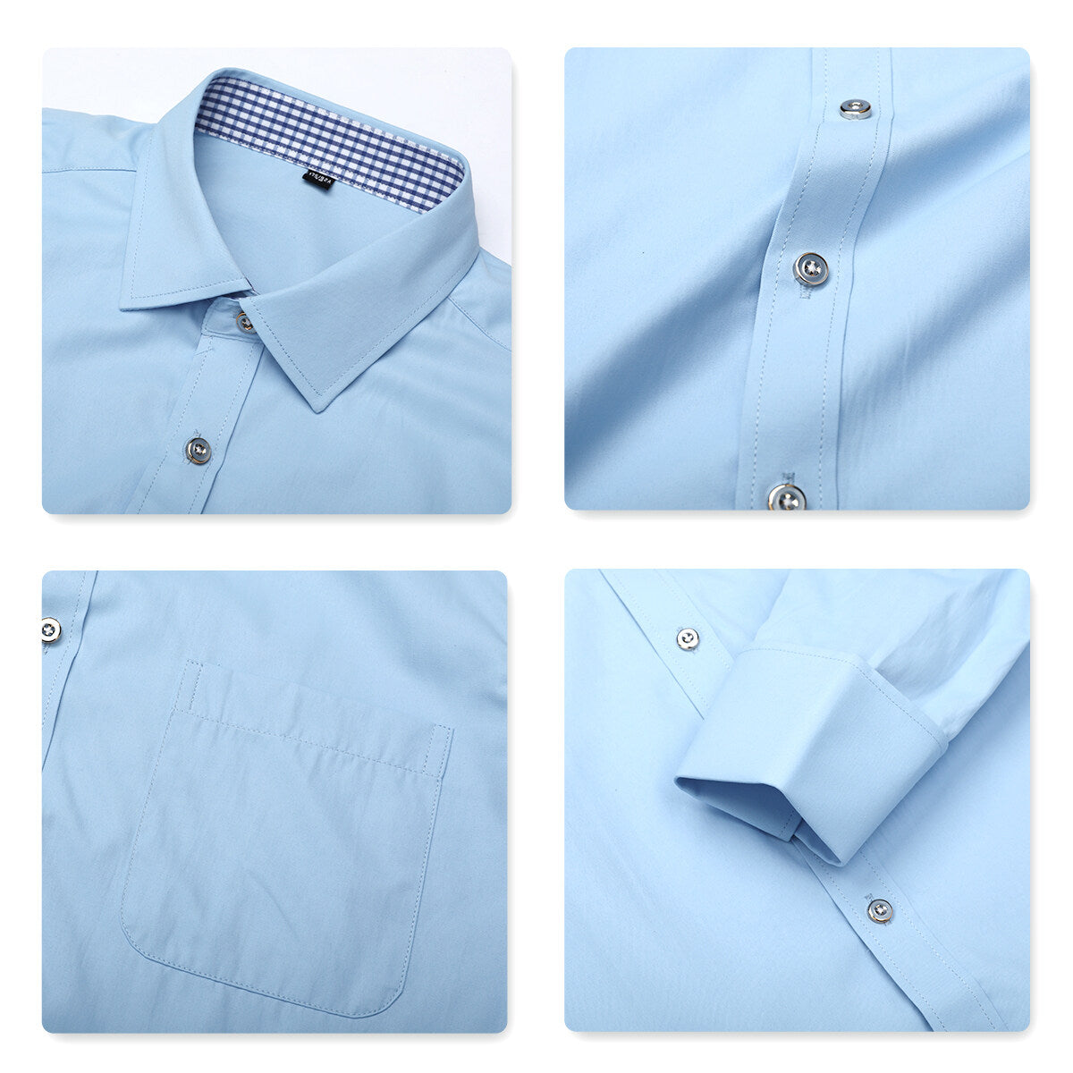 Youthup French Cuff Long Sleeve Business Shirt
