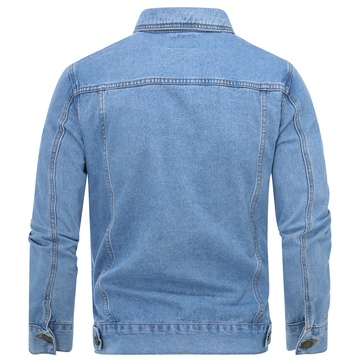 Youthup Mens Casual Lapel Denim  Jacket