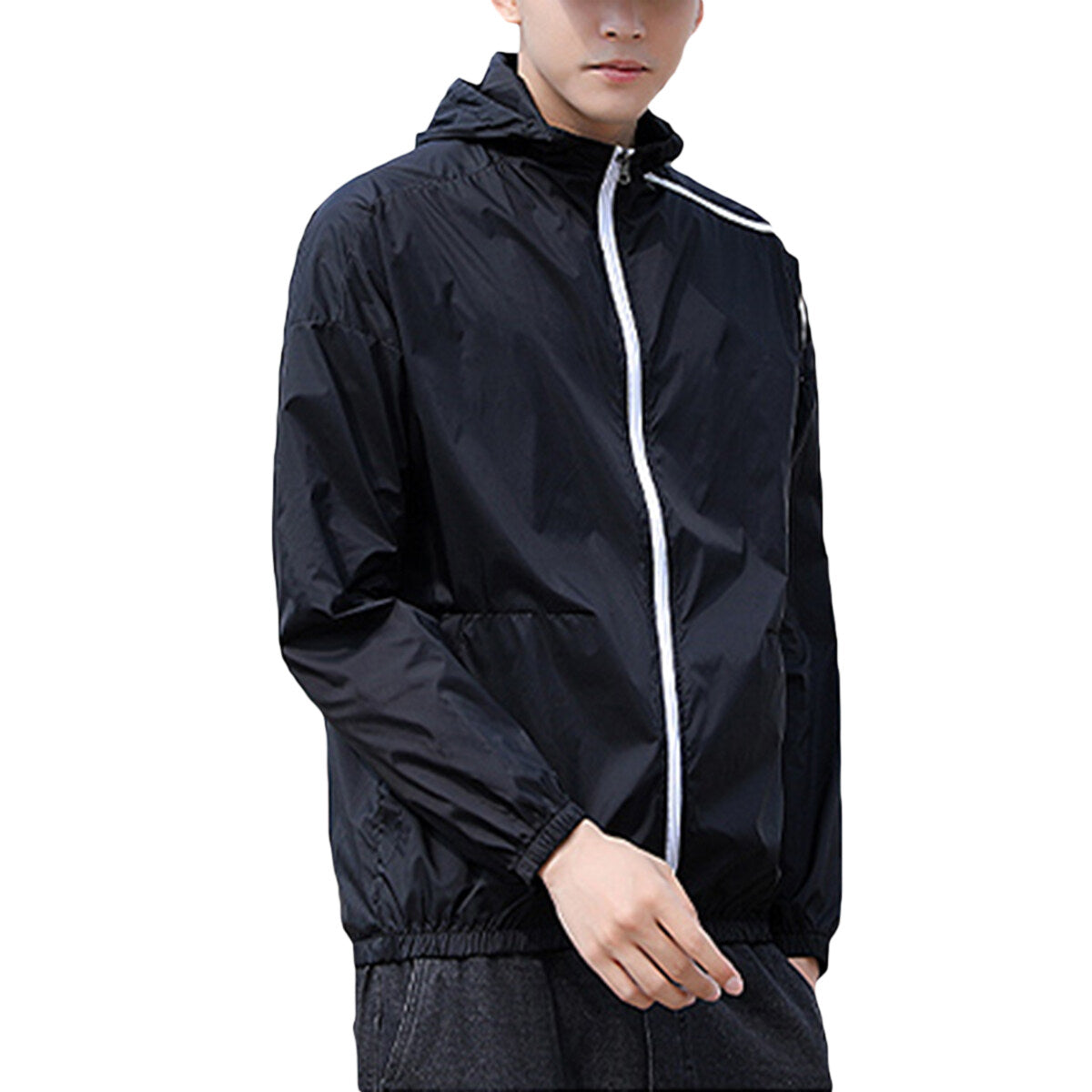 Youthup Mens Hooded Lightweight Jacket Sun-proof Clothing